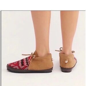 Figue Desert Moccasins Boho beaded Leather 6 Free People
